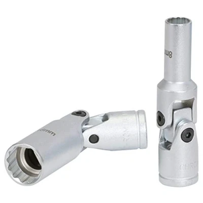 Afbeelding van KS Tools, Dopsleutel + dopmoer, 3/8&quot; mof met scharnier (10 mm)