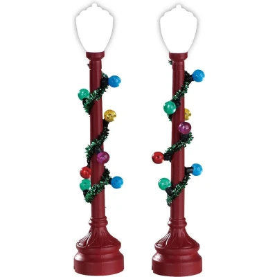Afbeelding van Lemax Red Globe Street Lamp