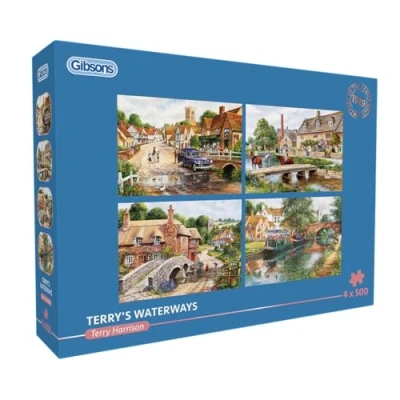 Afbeelding van Gibsons &quot;Terry&#039;s Waterways&quot; (4 x 500)