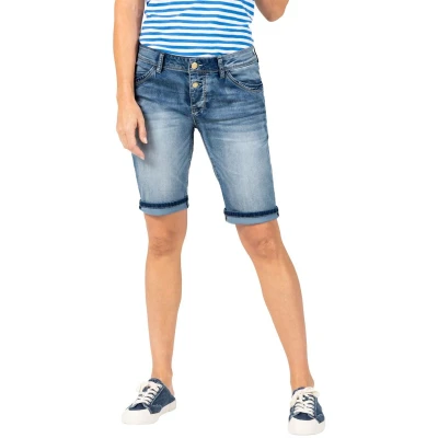 Afbeelding van TIMEZONE Dames SHORT Broeken slim NALITZ Fit Blauw W 28 Volwassenen