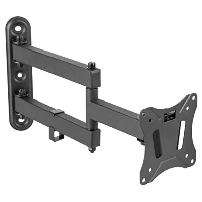 Afbeelding van RICOO PC monitor wandhouder draaibaar kantelbaar voor 13 27 inch, houder wand S7211, monitorhouder, beeldschermhouder, muurbeugel 24 VESA 75 x 75, 100 mm