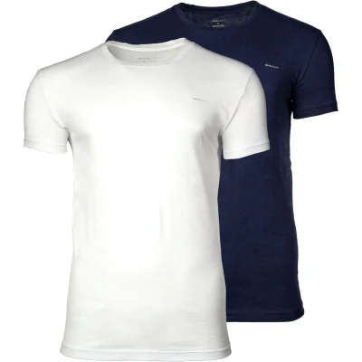Afbeelding van GANT 2PACK Pyjamashirt, Heren, Maat: Small, Navy / white