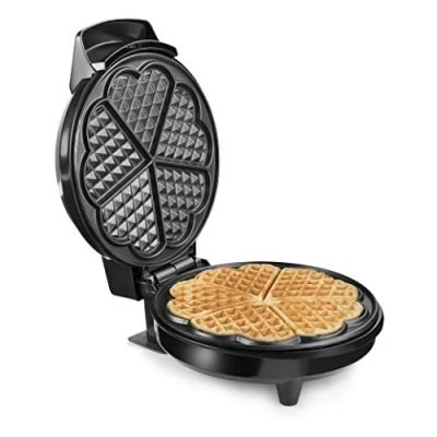 Afbeelding van Wafelijzer WF 1160 5 wafels 700 W zwart en zilver