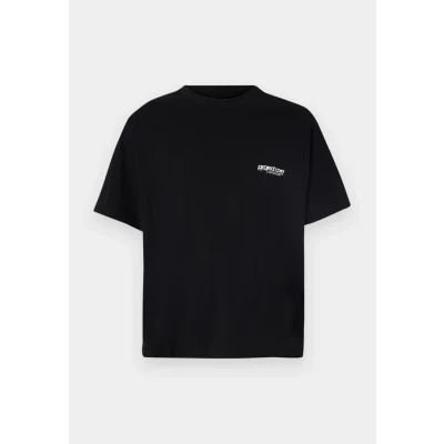 Afbeelding van Jack &amp; Jones Jcounion BACK Print TEE CREW Tshirt print, Heren, Maat: Medium, Black