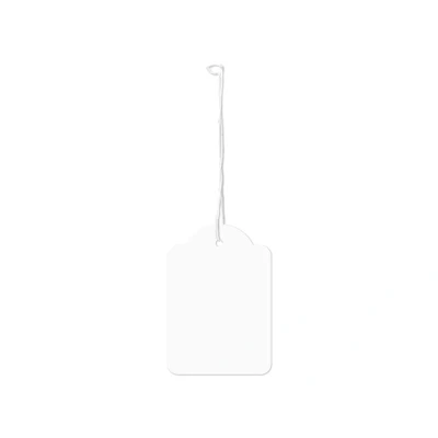 Afbeelding van Draadetiket Kangaro 45x65mm wit doos a 250 stuks per 4