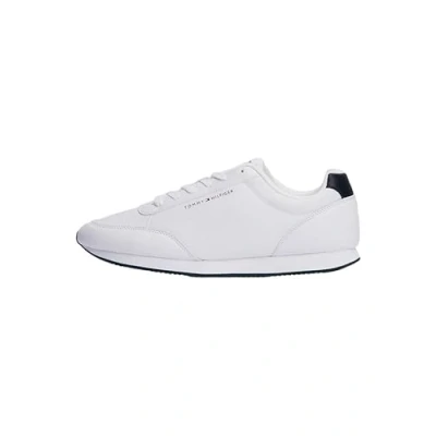 Afbeelding van Tommy Hilfiger Runner Sneakers laag, Heren, Maat: 40, White Imitatieleer/ textiel