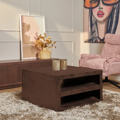 Afbeelding van Salontafel Brussel Walnut