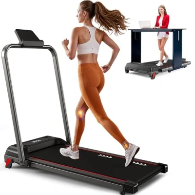 Afbeelding van CharonFit Loopband voor thuis, wandelpad: met een motor van 2,25 pk, draagvermogen 100 kg en helling 4% P100 1 6 km/u P100PRO 10