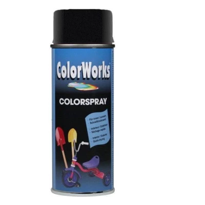 Afbeelding van Colorworks Spuitbus Colors ZG Zwart 400ML