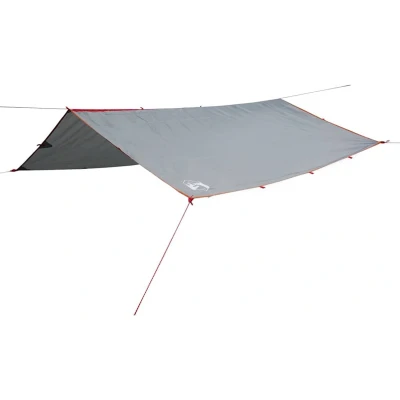 Afbeelding van vidaXL Kampeerluifel waterdicht 500x294 cm grijs en oranje