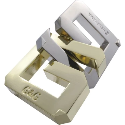 Afbeelding van Huzzle Breinbreker Cast G&amp;g 11,8 Cm Staal Zilver/goud