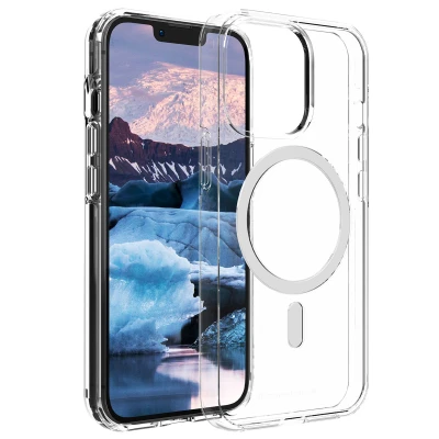 Afbeelding van Apple iPhone 13 MagSafe Hoesje Gerecycled Kunststof dbramante1928 Hardcase/Backcover Transparant Telefoonhoesje Shockproof/Valbescherming