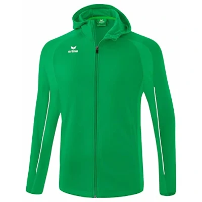 Afbeelding van LIGA STAR trainingsjack met capuchon smaragd/wit / M