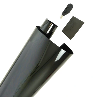 Afbeelding van Carpoint Raamfolie 300X50cm lichtgrijs 60%
