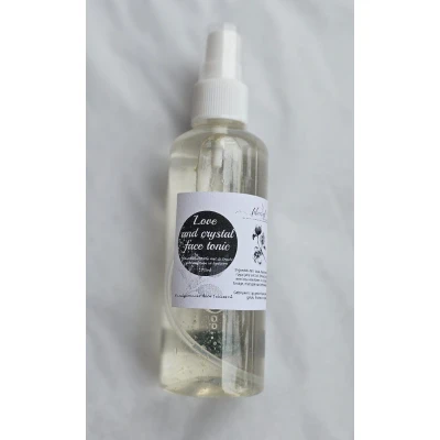 Afbeelding van Krachtige gezicht tonic Liefde en Kristalen met edelsteen voor jonge gelukkige huid 100ml