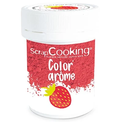 Afbeelding van Scrapcooking kleur en smaakpasta rood / aardbei 10g