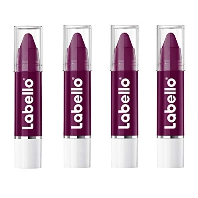Afbeelding van Labello Crayon Lipstick Lippenstift kleur en hydraterend, zonder minerale oliën parabenen, Blackcherry