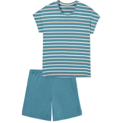 Afbeelding van Schiesser SET Pyjama, Dames, Maat: 44, Blaugrau