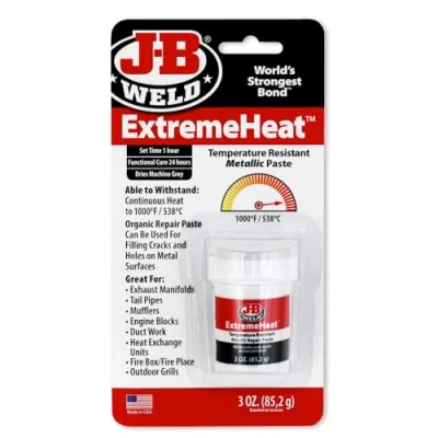 Afbeelding van J B Weld 37901 ExtremeHeat Hoge Temperatuur Bestand Metallic Pasta 3 Oz, Grijs
