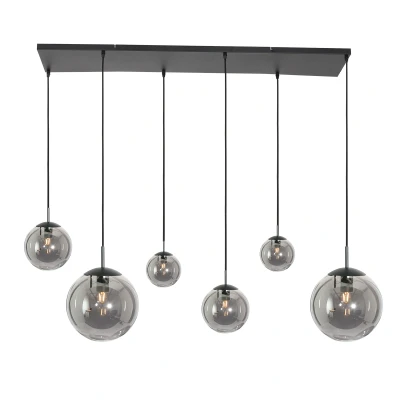 Afbeelding van Hanglamp Bollique 3499ZW Zwart