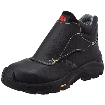 Afbeelding van U Power, Werkschoenen, Laslaarzen Bulls Gr.43 zwart S3 HRO HI WG SRC EN20345 leer U.POWER (43)