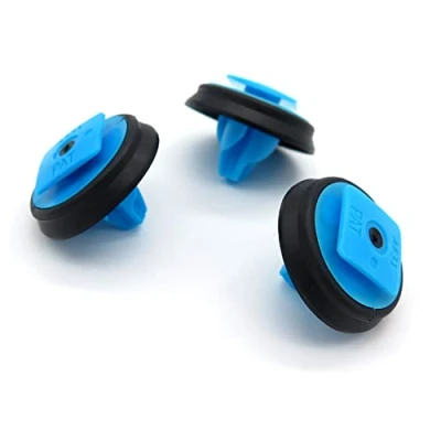 Afbeelding van VVO Vasteners Blauwe Plastic Clips. Voorwielwielverbreding en sierlijstbekleding. Compatibel met sommige Fiat 500X, Panda Cross, (10 stuks)