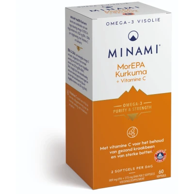 Afbeelding van 2x Minami MorEPA Kurkuma 60 softgels