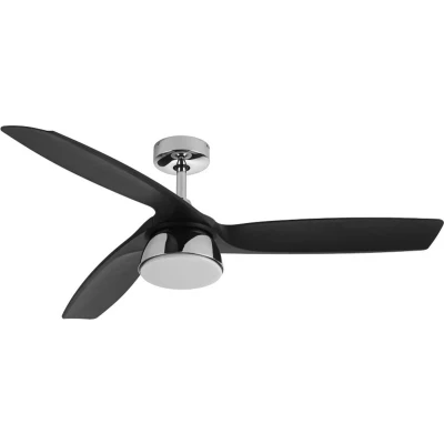 Afbeelding van Beacon Bronx Plafondventilator 132cm Indoor Chroom Inclusief Lamp