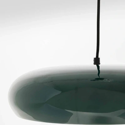 Afbeelding van KARE Lia hanglamp, blauw, geëmailleerd staal, 38 cm
