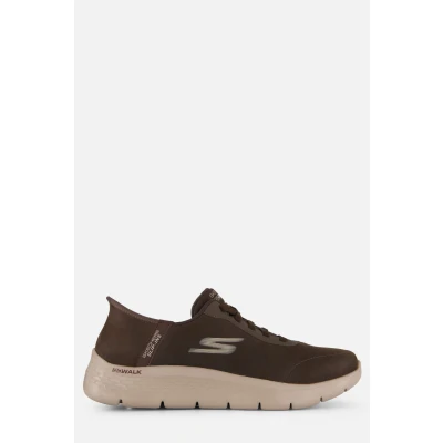 Afbeelding van Skechers Go Walk Flex Smooth Motion Heren Instappers Bruin
