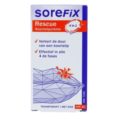 Afbeelding van Sorefix Rescue koortslipcreme 6 Milliliter