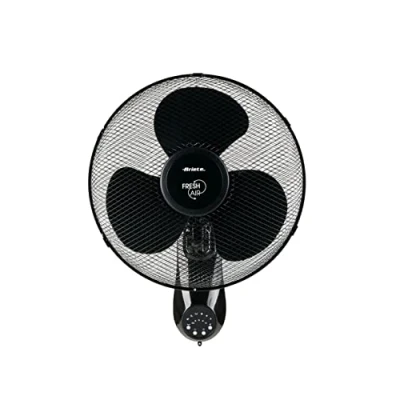Afbeelding van Ariete 802 Freshair Wandventilator, 50 W, 3 vleugels, 40 cm, snelheden, ventilatiemodi, afstandsbediening, oscillatiefunctie, zwart