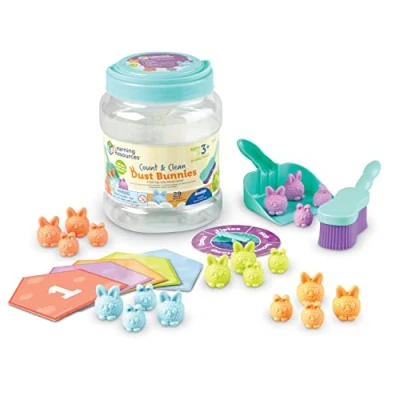 Afbeelding van Learning Resources Graaf en Schoon Stof Konijntjes 29 Stukken Speelset, Veelkleurig