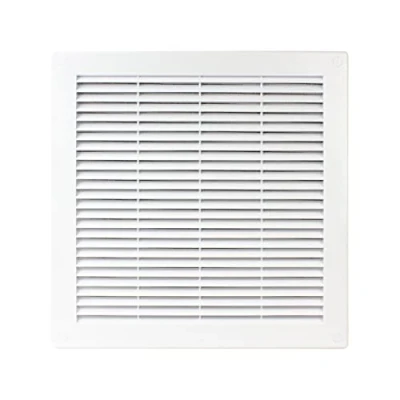 Afbeelding van Ventilatierooster afsluitrooster insectenbescherming afvoerlucht toevoerlucht rooster ventilator 250 x mm TRU8 wit