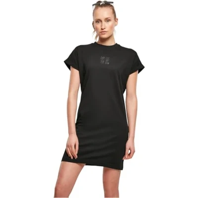 Afbeelding van Urban Classics Jerseyjurk, Dames, Maat: XXL, Black/black