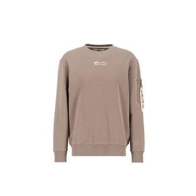 Afbeelding van Alpha Industries Sweater, Heren, Maat: Large, Organic white