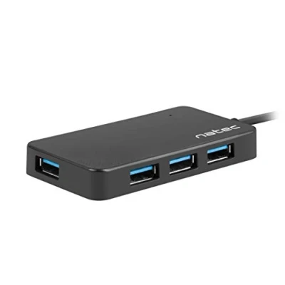 Afbeelding van NATEC Hub USB 3.0 Moth (4 poorts, zwart)