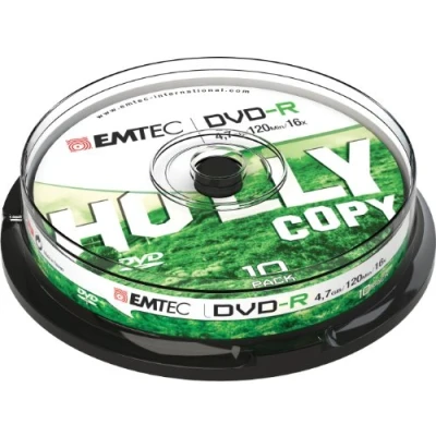 Afbeelding van EMTEC ECOVR471016CB Recordable DVD (16x Speed, 4,7GB)