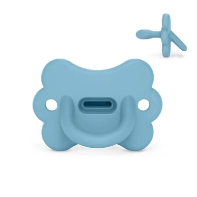 Afbeelding van Suavinex, Fopspeen van siliconen, voor baby&#039;s 6/18 maanden, met symmetrische speen SX Pro, omkeerbaar, superzacht en soepel, ideaal om te slapen, respecteert de ontwikkeling mond, vlinder,