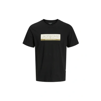 Afbeelding van Jack &amp; Jones Tshirt print, Heren, Maat: XS, Black