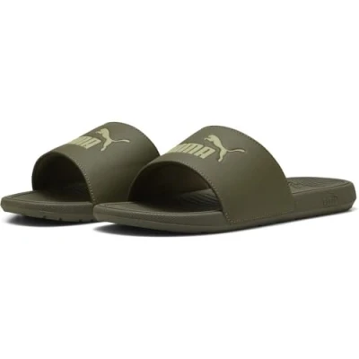 Afbeelding van PUMA Unisex Cool CAT 2.0 Slide Sandaal, Loden Groen Kalmerend Groen, 5 UK, Green 38 EU