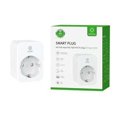 Afbeelding van WOOX R6118 Smart plug, Schuko, WiFi, 802.11b/g/n, 3680 W, IP20, 30m, White