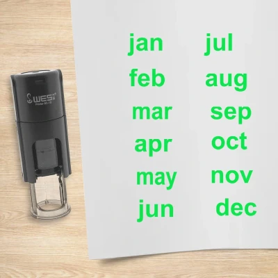 Afbeelding van CombiCraft stempelset cijfers 0 t/m 9 groen