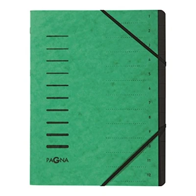 Afbeelding van Pagna 40059 03 opbergmap, 12 delig, 1 12, groen