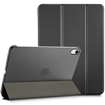Afbeelding van ProCase Case voor iPad 10th Gen 10.9 2022, beschermhoes Smart Cover Compatibel met 10 Zwart