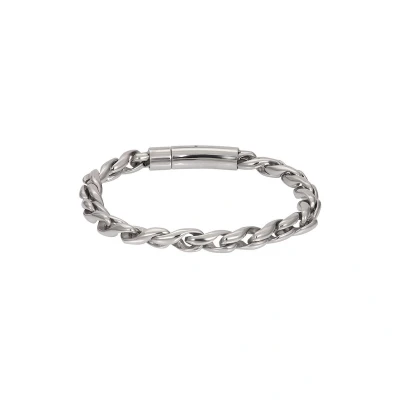 Afbeelding van iXXXi Men Roestvrij stalen Heren armband Myanmar Zilver 18cm