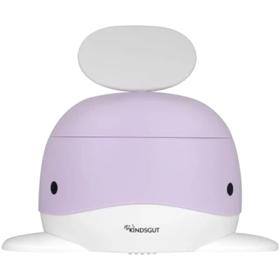 Afbeelding van Kindsgut Kinderpotje, WC, kindertoilet, babypotje, toilet/potje, kindvriendelijk walvisdesign en discrete kleuren, toilettraining, violet
