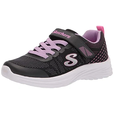 Afbeelding van Skechers Dyna lights Sneakers voor jongens, Zwart Lavendel Mesh Multi Trim, 10.5 UK Child