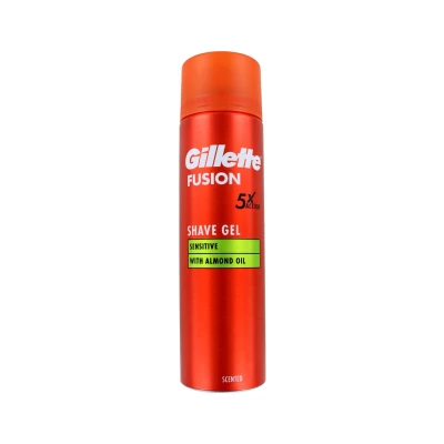 Afbeelding van Gillette Scheergel Fusion 5 Ultra Sensitive met amandelolie 200ml