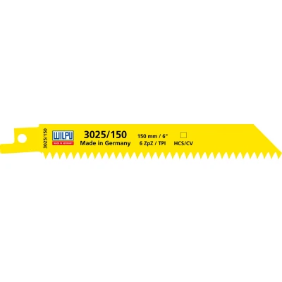 Afbeelding van Wilpu 3025/150 reciprozaagblad hout en gipsplaat (Bosch S628D) 5 stuks